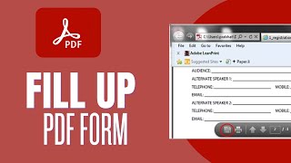 How To Fill Up PDF Form On PC [upl. by Oilicec]