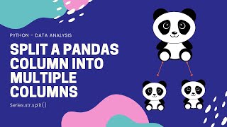 SPLIT PANDAS COLUMN  How to split items into multiple columns in a dataframe Python [upl. by Fritzsche]