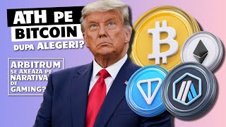 BITCOIN SPRE 40K SAU 90K DUPA ALEGERI  Ethereum Arbitrum EtherFI si Ton au vesti interesante [upl. by Filip]