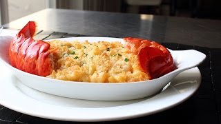 Lobster Mac and Cheese Recipe  How to Make Lobster Macaroni and Cheese [upl. by Nelleyram]