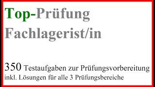 Top Prüfung Fachlageristin  5 Fragen zur Abschlussprüfung  Prüfungsvorbereitung [upl. by Chester]