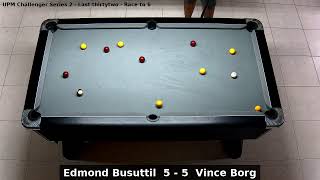 Edmond Busuttil vs Vince Borg  UPM Challenger Series 2  Last thirtytwo [upl. by Alekehs819]