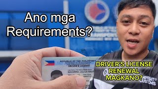 Drivers license Renewal Magkano bosjuls [upl. by Scornik]