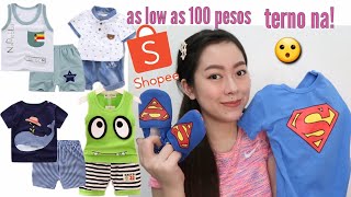 BABY CLOTHES SHOPEE HAUL 2019 [upl. by Geier]