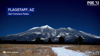 Storm brings snowfall to Arizonas high country [upl. by Tallulah]