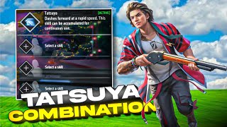 TATSUYA  RUSH COMBINATION   Free Fire Best Short range Skill Combo 🔥 [upl. by Esital521]