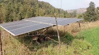 ecozen 3Hp Solar Pump details amp satisfied farmer part 1 ecozen 3HP सोलर पंपाची महिती भाग 1 [upl. by Cortney]