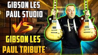 Gibson Les Paul Studio vs Gibson Les Paul Tribute [upl. by Aitram337]