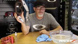 How to Oakley MX Goggle Lens Care Tutorial  Race FX [upl. by Zoara]