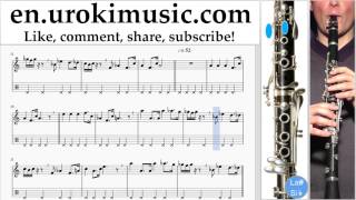 How to Play Clarinet Star Wars  Imperial March Tabs Part2 umi352 [upl. by Nevuer64]