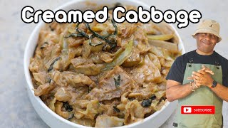 How To Make The Best Creamed Cabbage  Food Fidelity [upl. by Aitsirk868]