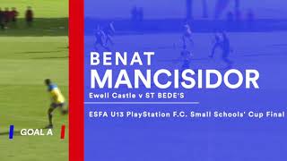 ESFA Goal of the Finals Finalist Benat Mancisidor [upl. by Fita]