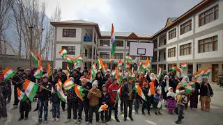 75th Republic day celebrated  Govt High School Saliskote Kargil  Ladakh [upl. by Oneal]