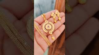 New design👌 gold locket and chain set✌ short viral YouTube [upl. by Eissert]