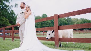 Maryland Wedding at Castle Farm  Hannah amp Austin [upl. by Nylavad]