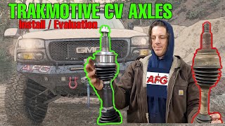 Trakmotive Extended Travel CV Axles Does it make a difference [upl. by Ojyllek]