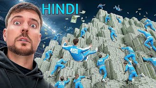 2000 People Fight For 5000000 Hindi  mrbeast new video hindi [upl. by Ayiotal]