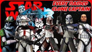 Every Named Clone Trooper Captain in Star Wars Legends [upl. by Gilman]