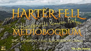 Harter Fell amp Hardknotts Roman Fort Mediobogduminc Demming Crag amp Horsehow Crags [upl. by Jeniffer84]