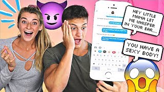 TEXT LYRIC PRANK ON GIRLFRIENDS MOM BAD IDEA [upl. by Tiphanie]