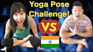 HARD YOGA POSE CHALLENGE with Kohei [upl. by Ahsaeym]