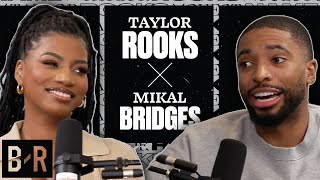 Mikal Bridges Explains How He Guards NBA Stars Getting Traded for Kevin Durant  Taylor Rooks X [upl. by Alihet35]