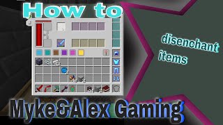 How to disenchant items and reuse enchantments  Minecraft  MC Eternal  Lets Play  Tutorial Ep28 [upl. by Damara]