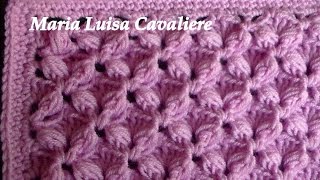 Punto fiocchetti alluncinetto tutorial [upl. by Chrisse]