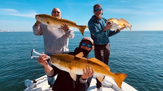 BULL RED FRENZY Emerald C Fishing Charters [upl. by Yesoj]