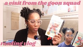 reading vlog  a visit from the goon squad by Jennifer Egan [upl. by Goldner]