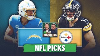 LA Chargers vs Pittsburgh Steelers BEST BETS NFL Picks amp Predictions  The Favorites Podcast [upl. by Firooc]