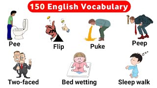 English Vocabulary  150 Vocabulary with pictures  Vocabulary with Sentence  Listen and Learn [upl. by Burgener]