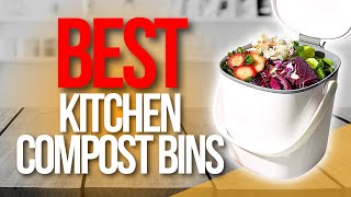 âœ… Top 5 Best Kitchen Compost Bins [upl. by Nyladnarb]