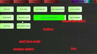 best mm2 script supports solara summer updateлучший мм2 скрипт работает на solara летнее обновление [upl. by Finlay866]