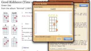 UkeGeeks Visual quotChord Builderquot Tool Tutorial [upl. by Alywt68]