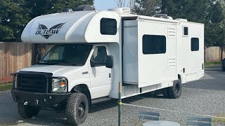 For Sale 2022 Thor Outlaw 29J Class C Toy Hauler RV w UJoint Offroad 4x4 package [upl. by Trik]