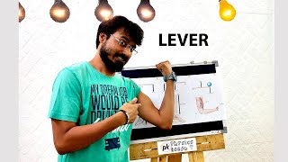 What is LEVER  LEVER  Class 1 Lever  Class 2 Lever  Class 3 Lever  Lever in human body [upl. by Hen]