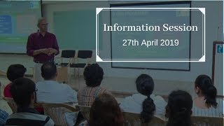 Azim Premji University  Undergraduate Programmes  Information Session 27th April 2019 [upl. by Blackwell]