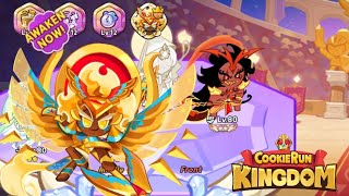 Awakened Golden Cheese Cookie immortal New Meta Team  Cookie Run Kingdom [upl. by Gustav642]