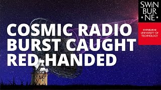 Cosmic radio burst caught redhanded [upl. by Skier]