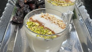 Sahlab  Arabic winter drink  silky smooth hot drink  how to make sahlab  salep [upl. by Negiam]