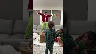 He missed us too much 🤭😆😍🤩 family grinch funny holidays thanksgiving mom girlmom [upl. by Henrique245]