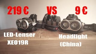 LedLenser XEO 19R 219€  vs  China 9€  VERGLEICH [upl. by Zarah]