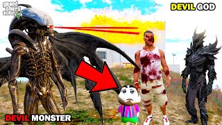 Franklin Found HELL GOD To Trap DEVIL GOD and DEVIL QUEEN in GTA 5  SHINCHAN and CHOP Part 3 [upl. by Kancler613]