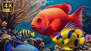 Dive into Stunning 4K VIDEO Underwater Views with Mesmerizing Sea Life  Relaxing Vistas FHD [upl. by Alexandrina]