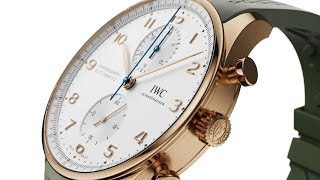 IWC Explained The Portugieser Chronograph Watch [upl. by Burt]