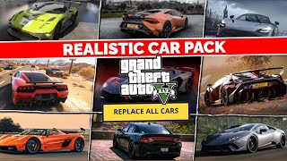 How To Install Realistic Car Pack In GTA V  GTA 5 Replace All Cars [upl. by Guild867]