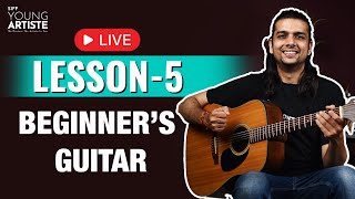 LIVE Lesson 5  Beginners Guitar Lesson  Learn to play Guitar online 🎸 guitar siffyoungartiste [upl. by Nowad]