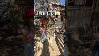 Kiss the Mayor of Pioneertown — how cute is this [upl. by Garfinkel]