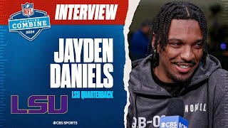 Jayden Daniels Would LOVE To Be Drafted By Raiders amp Head Coach Antonio Pierce I CBS Sports [upl. by Meedan705]